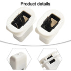 2X Rear Seat Bench Clip for Audi Q7 (2007–2015) 4L0 886 373 Black Bracket