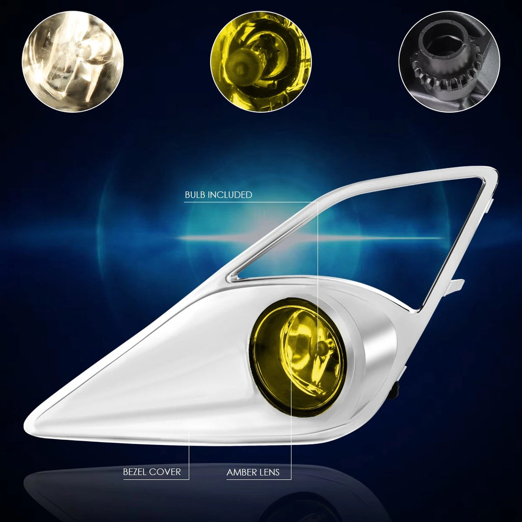 Set of 2 Amber Lens Front Bumper Fog Lights for Scion FR-S/FT86/GT86 (2013–2016)