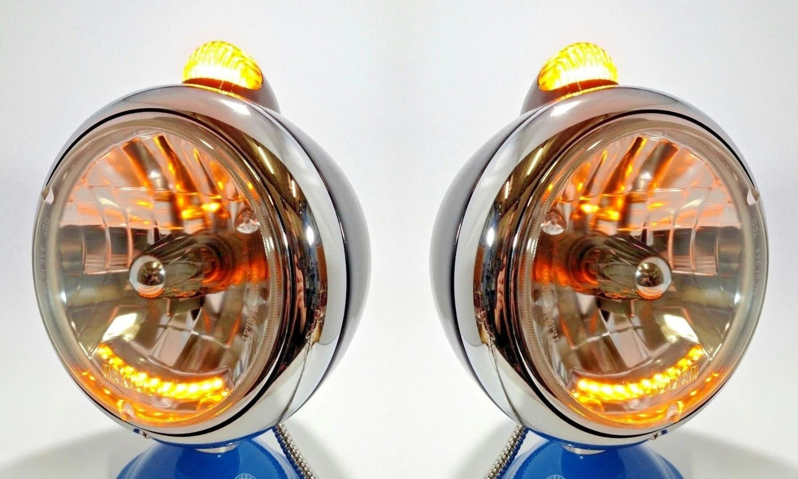 Headlamp Bucket Pair Left Right LED Amber Turn for Ford Ranger (2015–2022)