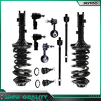10pc Front Struts w/ Coil Springs & Sway Bar End Link for Hyundai Accent (2000–2005)