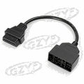 1pc 22Pin to 16Pin OBD1 to OBD2 Connector Cable for Toyota (1990–1999)