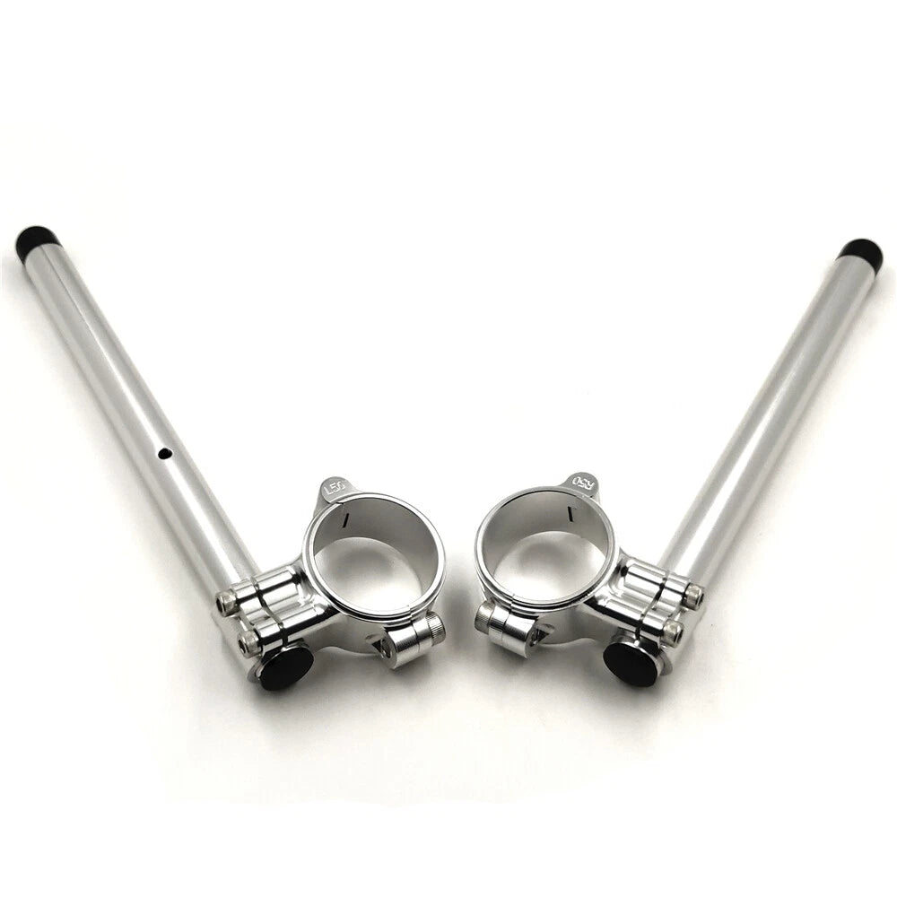 50mm CNC Raised Riser Clip Ons for Motorcycle (7/8" Handlebars)