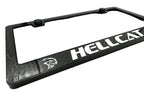 ABS License Plate Frame Real Carbon Fiber for Dodge Charger SRT Hellcat (2015–2023)