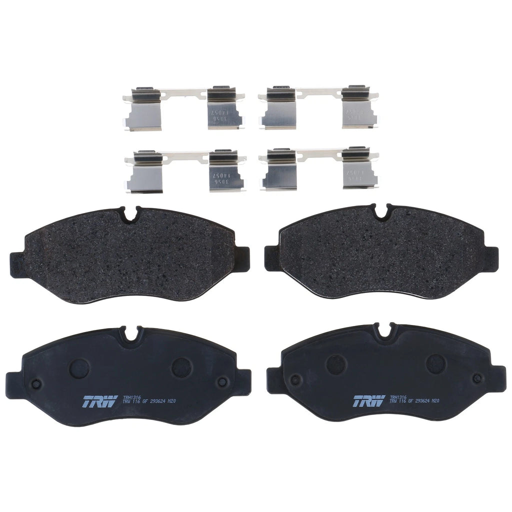 Set of 4 Disc Brake Pads for Mercedes-Benz Sprinter 2500 (2010–2018)