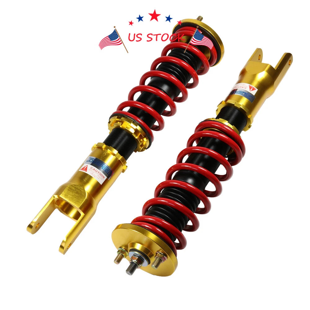 Set of 4 Full Coilovers Suspension for Honda EF Civic CRX (1988–1991)