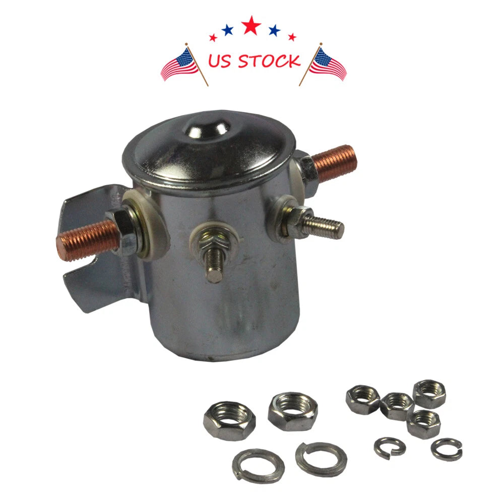 Continuous Duty Solenoid Relay for Golf Cart (12V, 300A In Rush)
