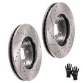 Set of 2 Front Brake Rotors for Lexus ES300 (1992–2001) Toyota Avalon (1995–2004)