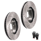 Set of 2 Front Brake Rotors for Lexus ES300 (1992–2001) Toyota Avalon (1995–2004)