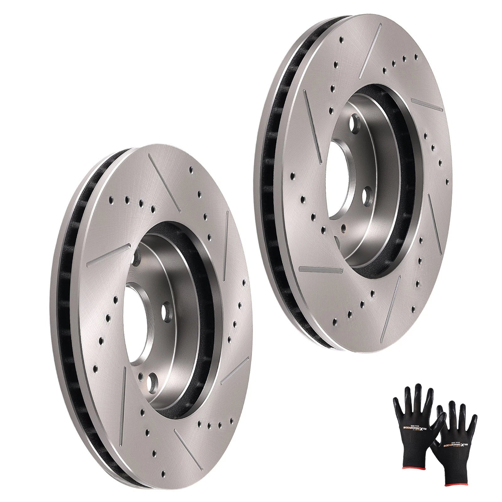 Set of 2 Front Brake Rotors for Lexus ES300 (1992–2001) Toyota Avalon (1995–2004)