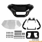 Headlight Fairing w/Dual LP4 Windshield for Softail Fat Bob FXFB FXFBS (18-25)