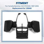 Black Front Fender Plastic Body Kit for Yamaha Banshee 350 (1987–2006)