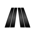 4pc Carbon Fiber Pillar Post Covers for 2012-2017 Hyundai Azera