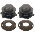 2X Trimmer Head Spool & Cap Cover for Stihl (Replaces 4002-713-3017)