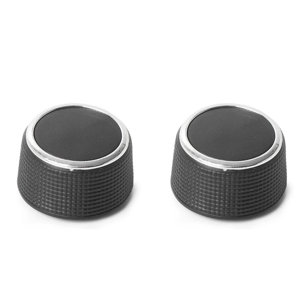2X Rear Radio Volume Control Knob for Chevrolet GMC (2007–2013) Black