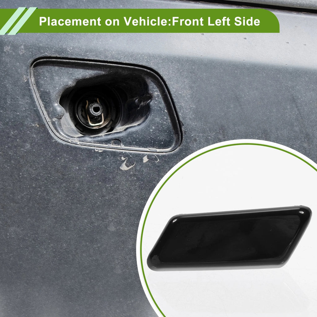 Front Left Washer Nozzle Cover Cap for Lexus GX460 (2014–2019) 8504560080 Black