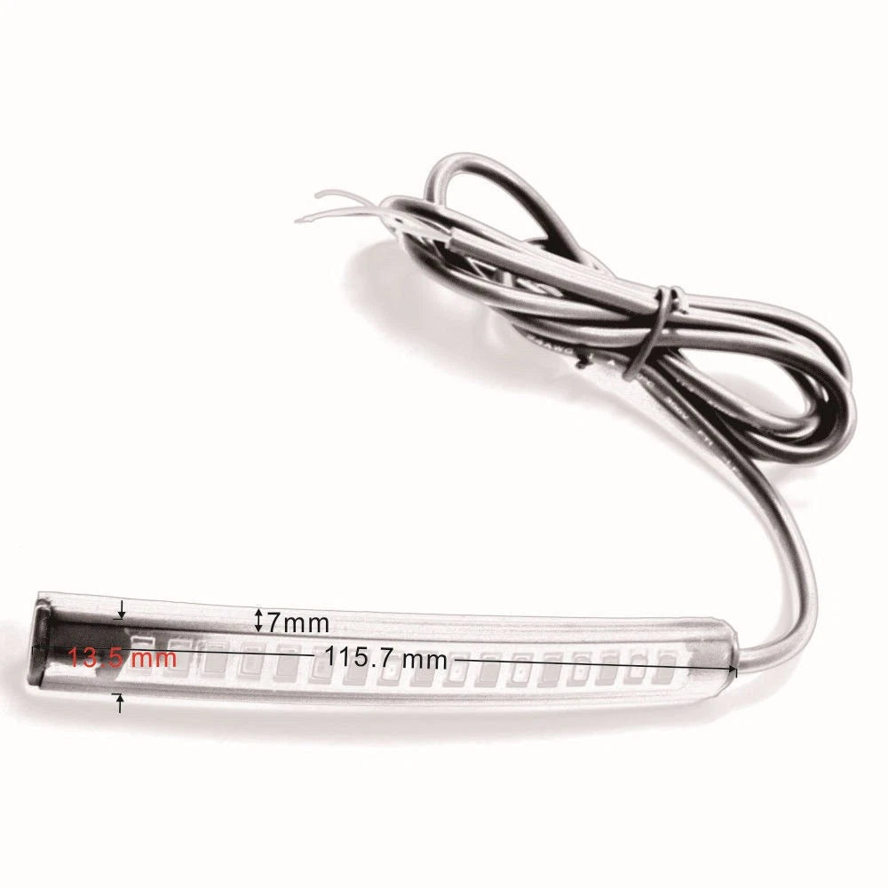 Universal Flexible LED Turn Signal Tail Brake Light for