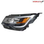 Headlight with LED for Ford Explorer (2016–2018) Chrome Housing Left