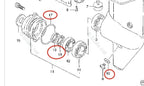Lower Unit Seal Kit for Suzuki Outboard 5HP 6HP 8HP (09282-14002 09289-14002)