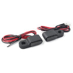 Mini LED Turn Signal Blinker Lights for Motorcycle - Amber, Black