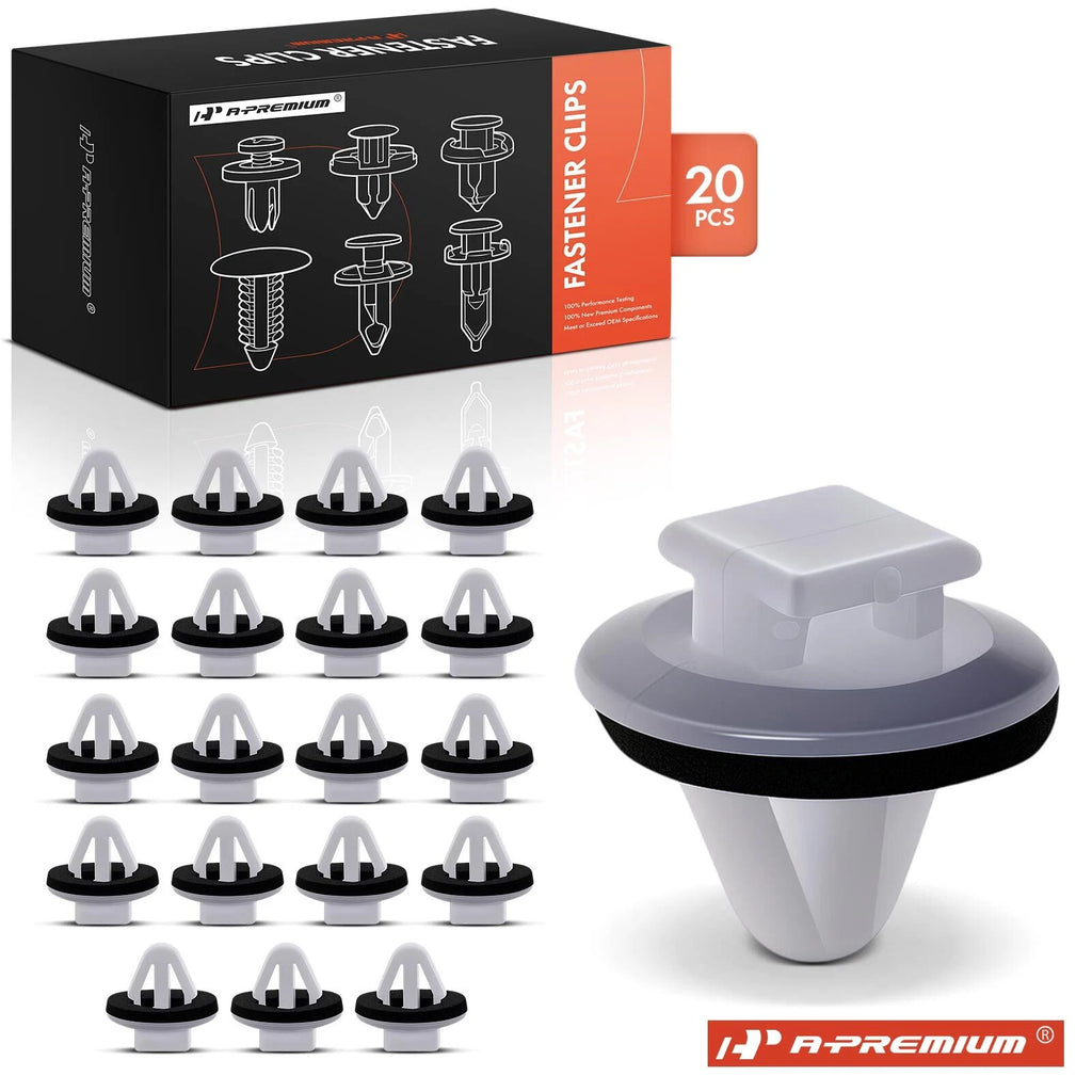 8mm Nylon Panel Moulding Clips for GM and Toyota (20-Pack, 2015-2025)