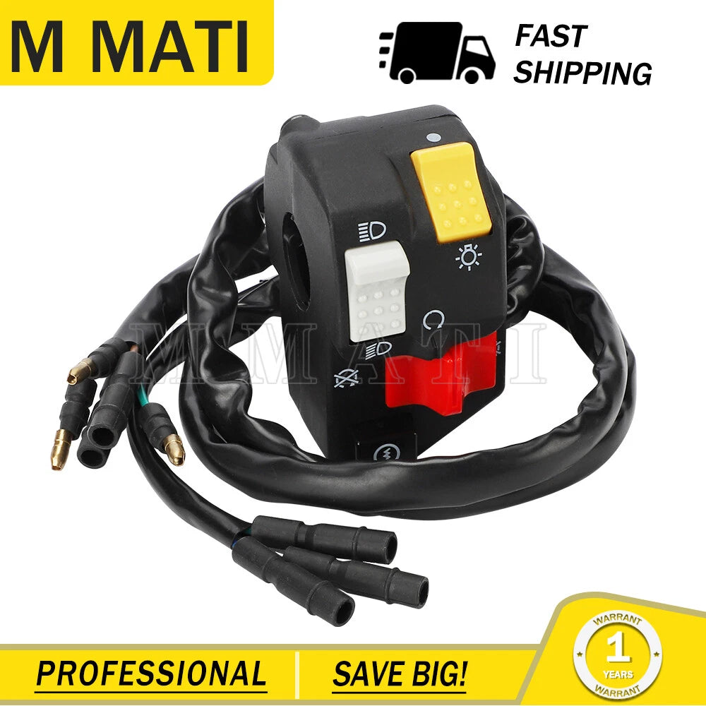 Left Handlebar Start Stop Switch for Honda FourTrax 125 TRX125 (1986)