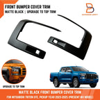 Bumper Cover Trim Matte Black for 2023-2025 Mitsubishi Triton GLS