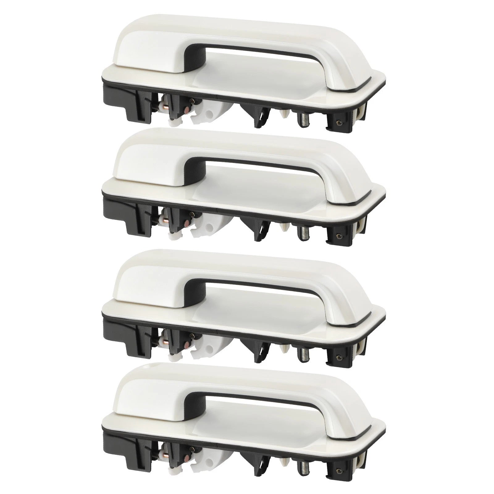 Pearl White Door Handles Front and Rear Set for Ford F-150 (2015–2020)