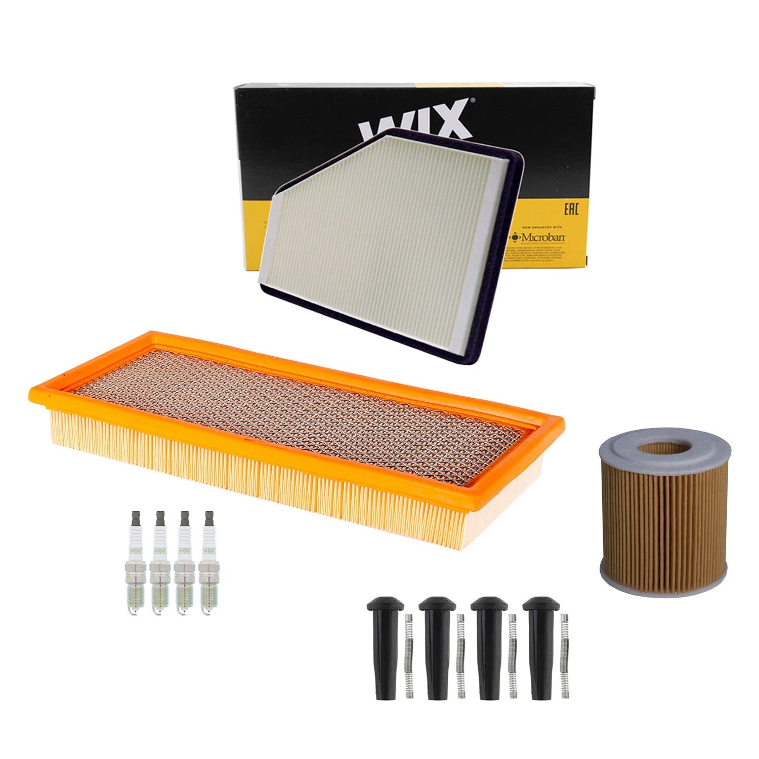 Tune Up Kit with NGK Spark Plugs & Boots for Ford Escape, Mariner (2001–2010)