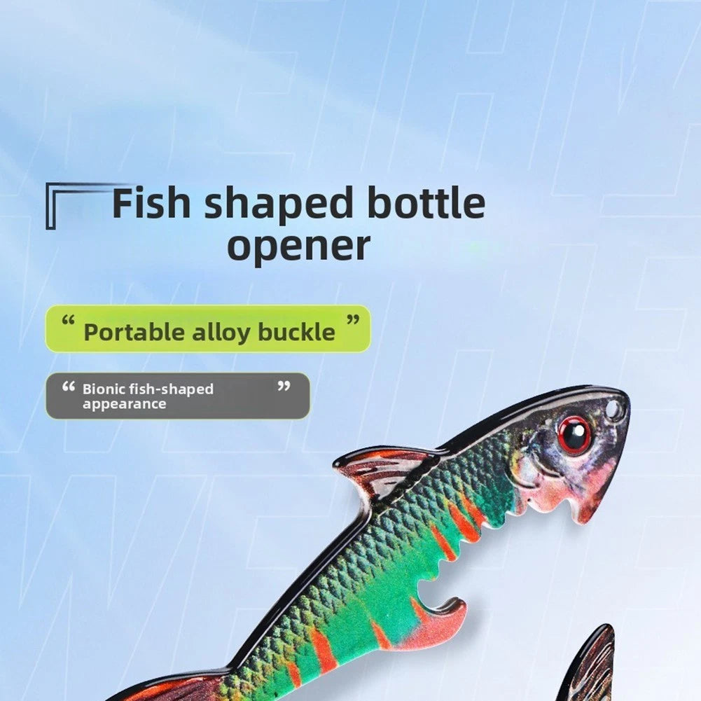 Fish Shaped Bottle Opener for Trout Perch Lovers (12.5 cm, 30 g, Zinc Alloy)