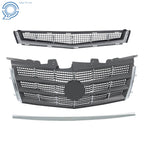 Front Upper & Lower Grill with Chrome Trim for Cadillac CTS (2008-2011)