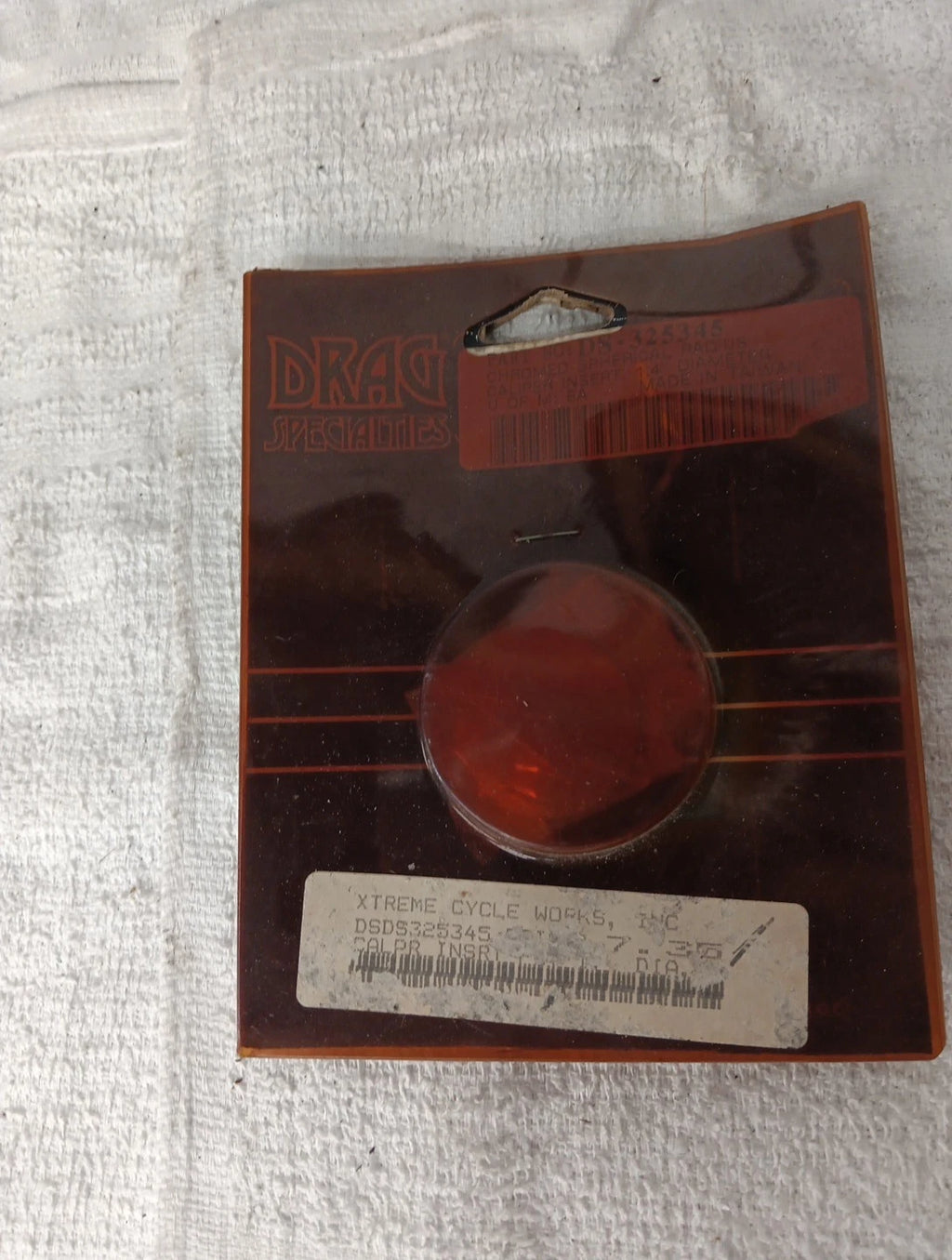 Drag Specialties Chrome Radial Insert for