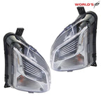Pair Front Bumper Fog Lights for Chevy Equinox (2018–2020) Clear Halogen
