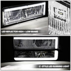 C-LED Headlight + Bumper Signal + Corner Lamps for Chevrolet Blazer (1988–1993)