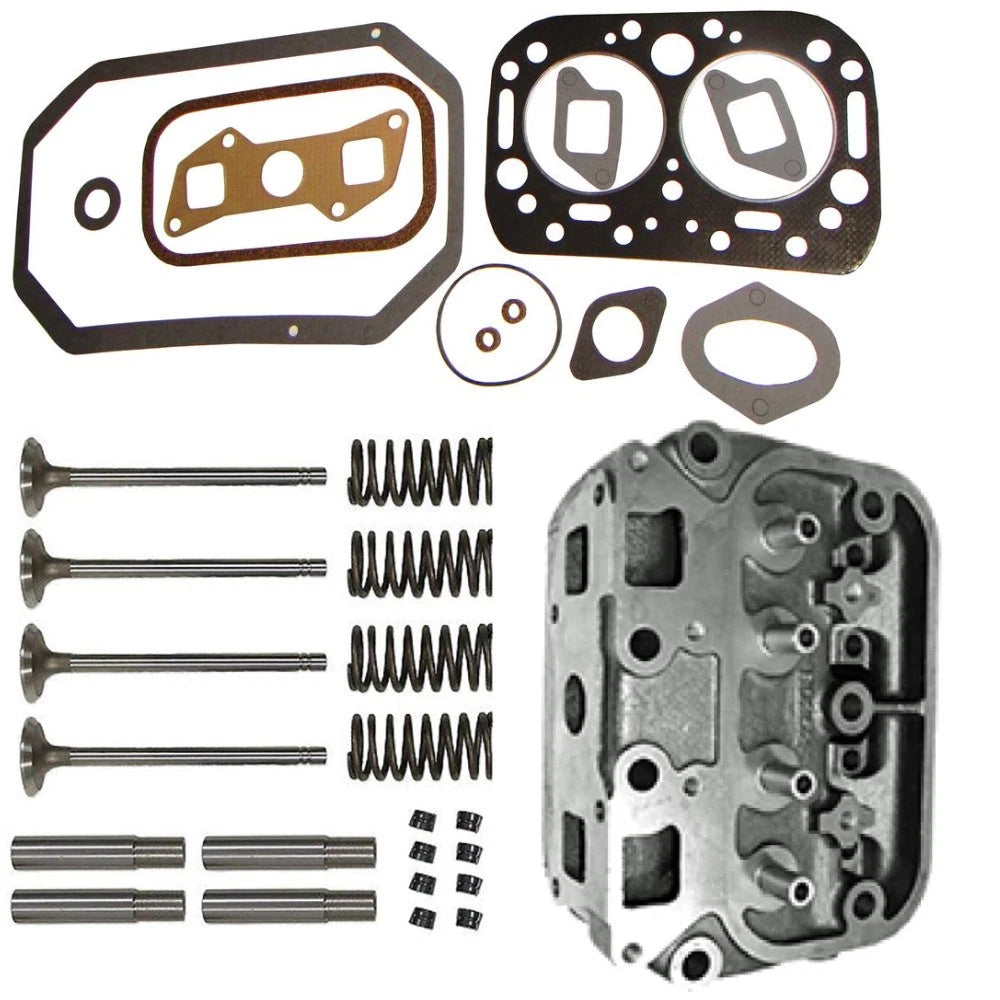 Cylinder Head, Head Gasket & Valve for John Deere M MC MI MT 40 320 330