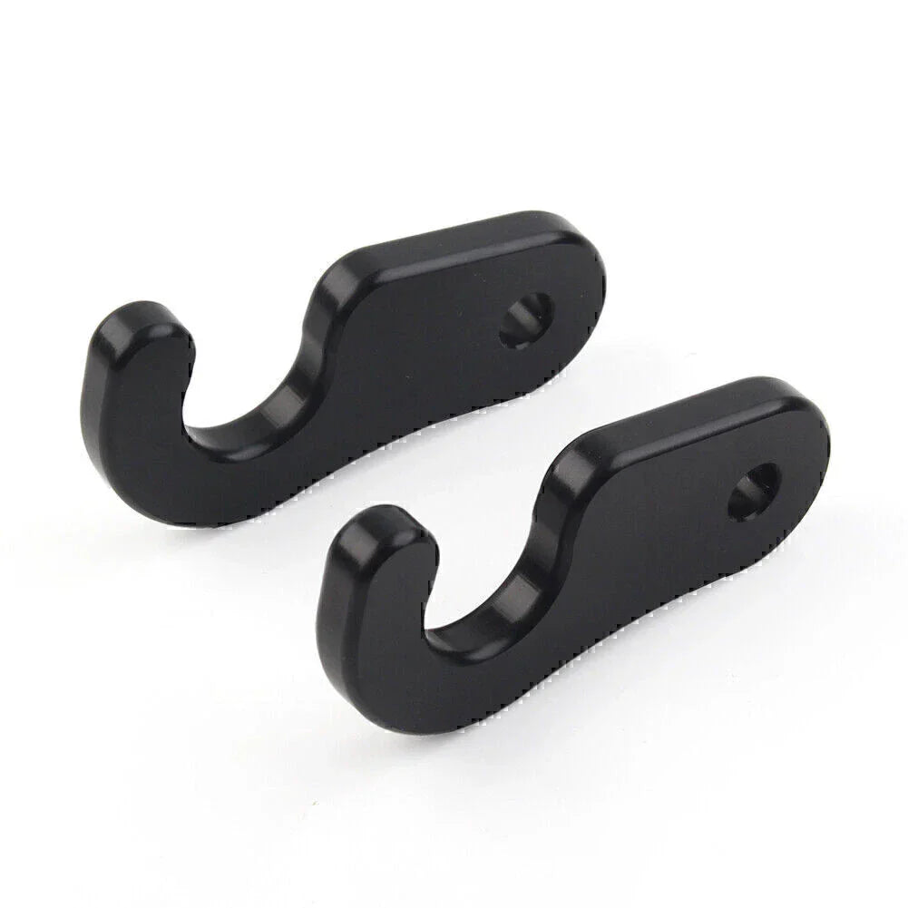 Black Sun Visor Clips for Jeep Wrangler, Gladiator (2018-2023)