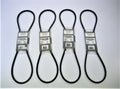 Set of 4 Engine Motor Accessory Drive Belts for Mileage Maker 15520MK (11AV1320)