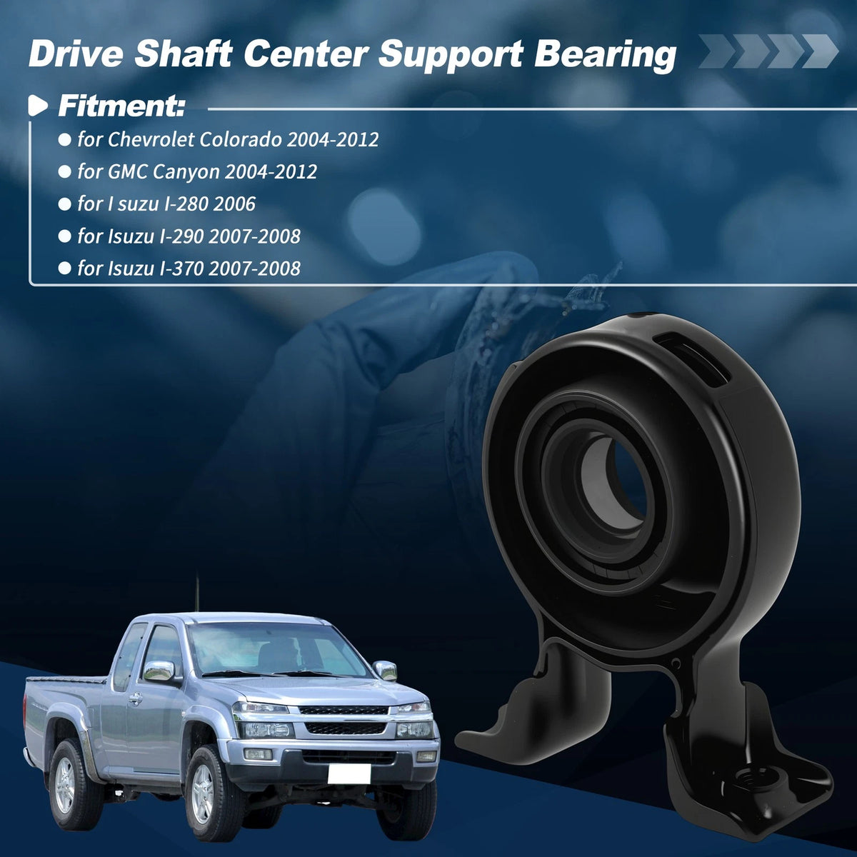 Drive Shaft Center Support Bearing for Chevrolet Colorado (2004–2012) No. 89040334