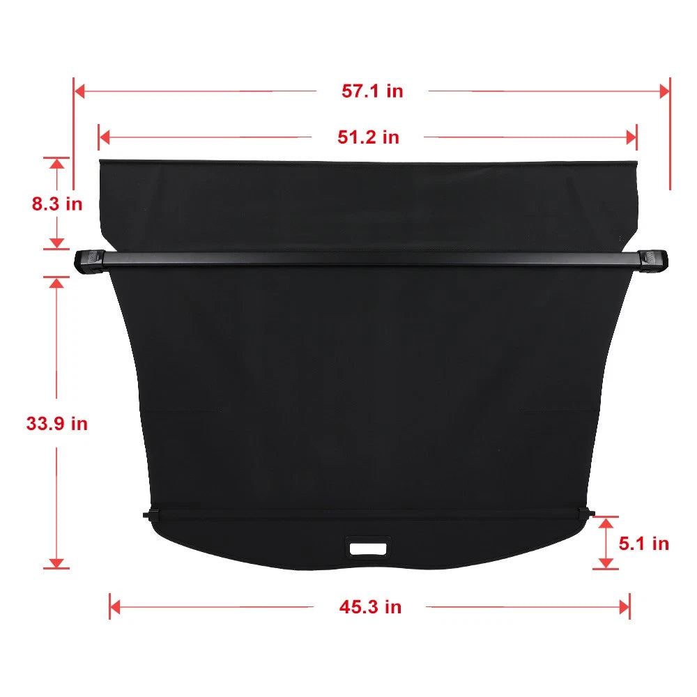 Retractable Cargo Cover for Toyota Highlander (2020–2023)
