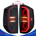 Pair Smoke Lens LED Tail Lights for Toyota Tundra (2014–2021)