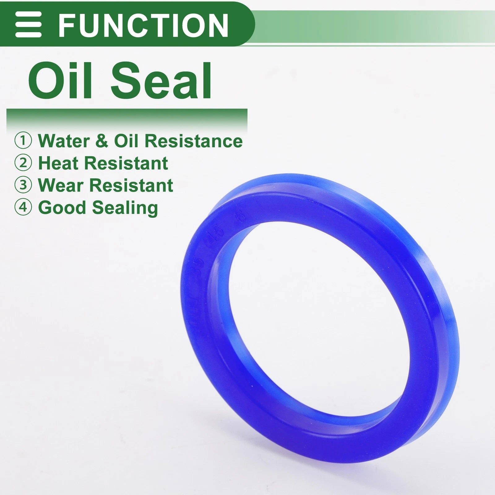 Set of 5 Oil Seal Rotary Shaft Seal 35x45x6mm TPU High Pressure