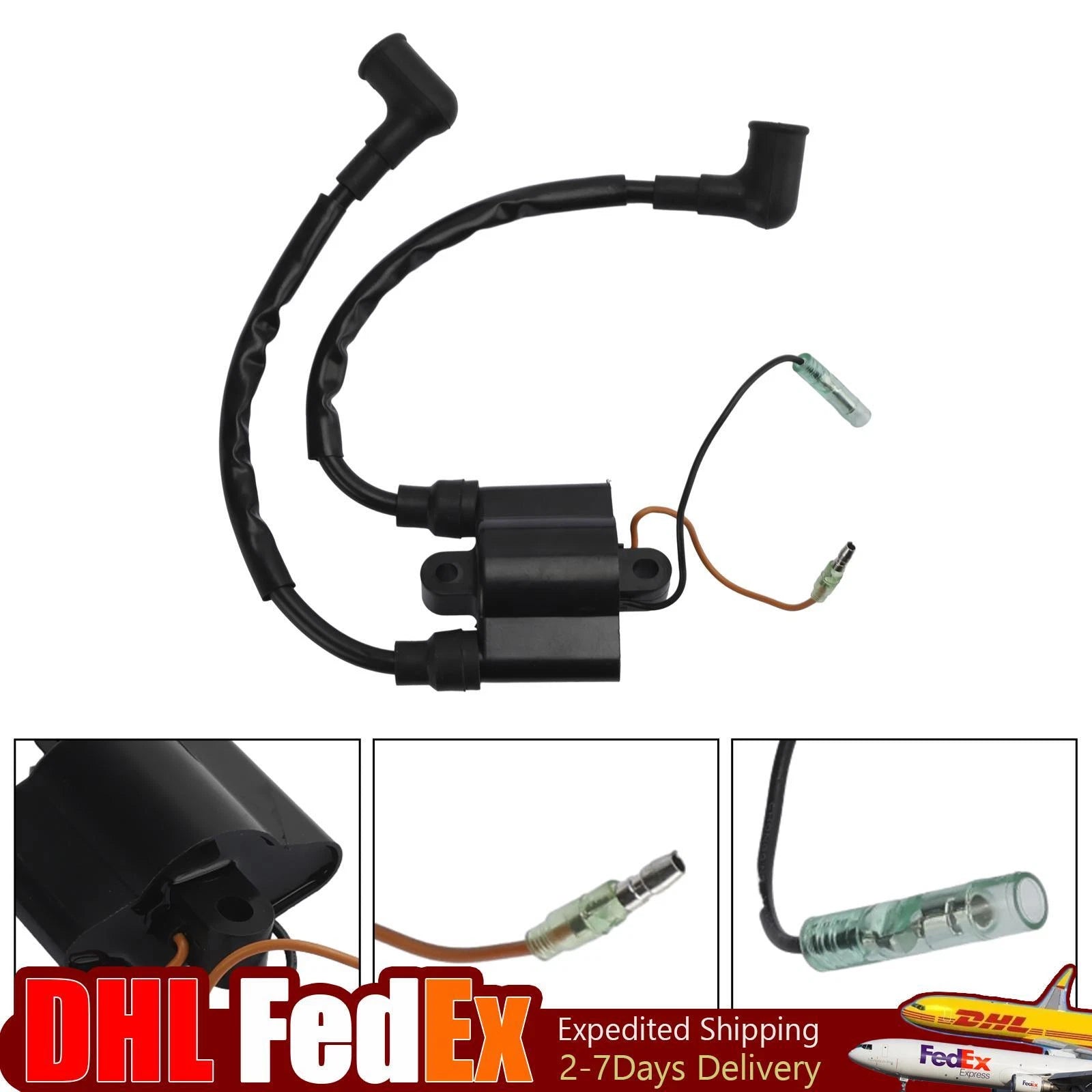 Ignition Coil for Suzuki 9.9HP DF9.9 15HP DF15 40HP DT40 (1990–2023) 33410-92L10