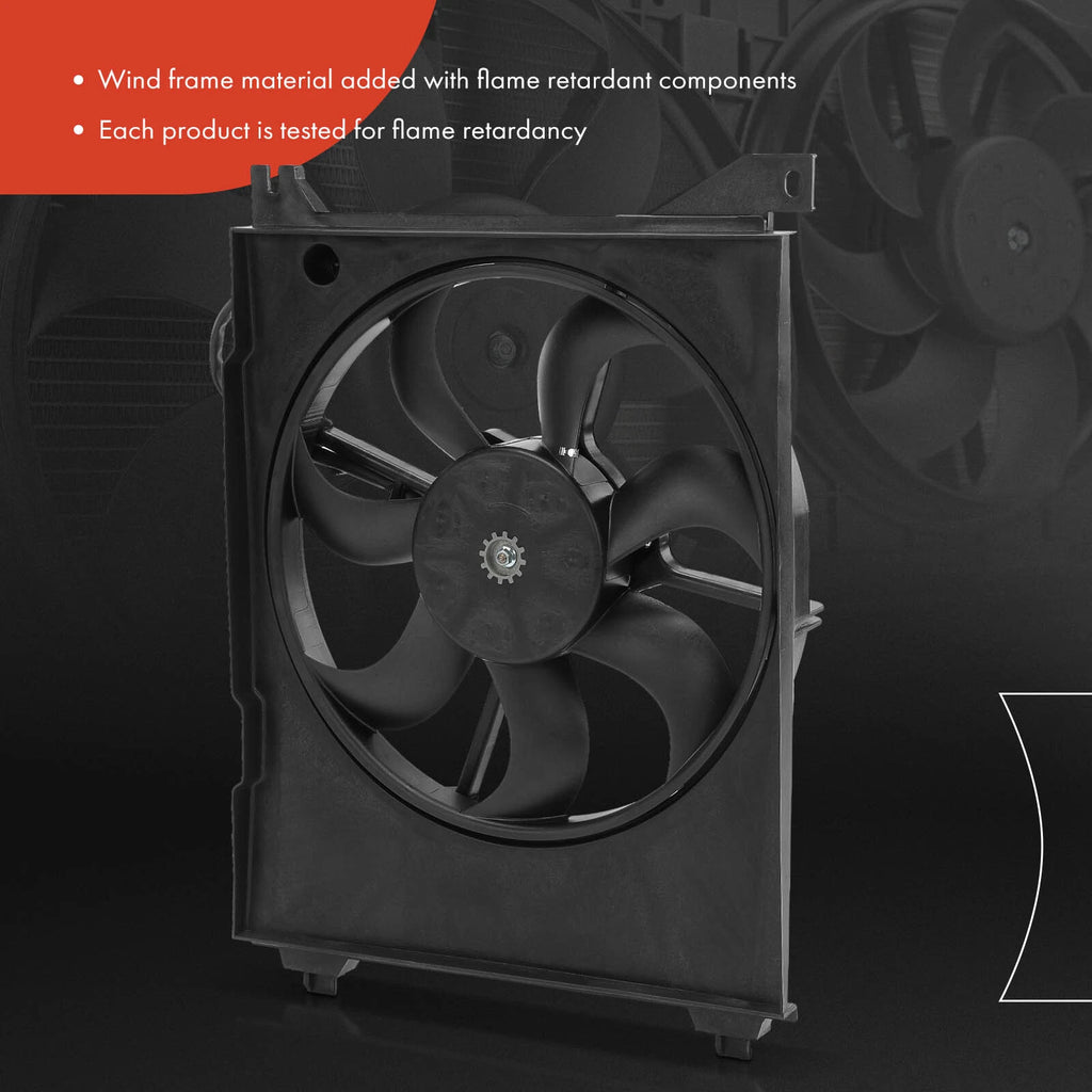 Cooling Fan Assembly with Shroud for Hyundai Sonata (1999–2005) Kia Optima