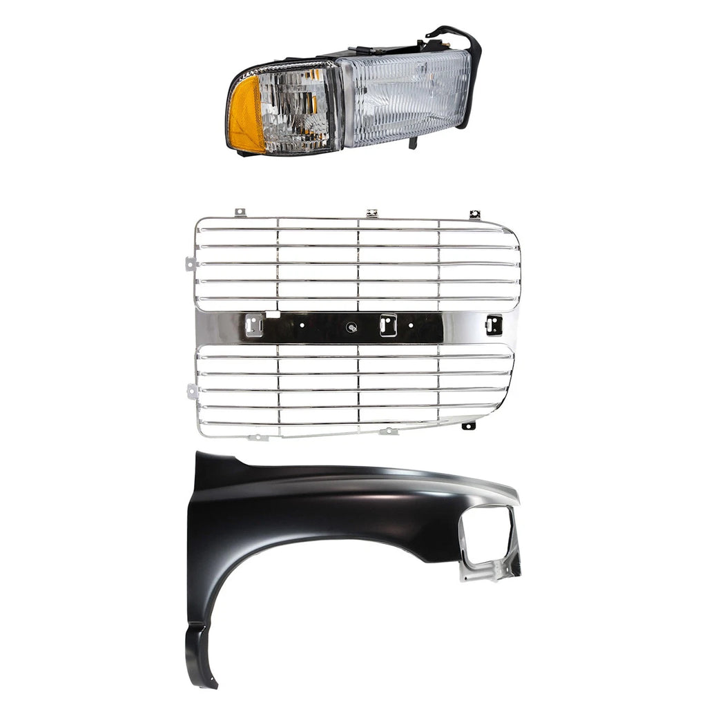 Fender Kit for Dodge Ram 1500 (2002) Primed Passenger Side