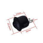 Rocker Switches SPST 2 Pin for Camper (6A250V)