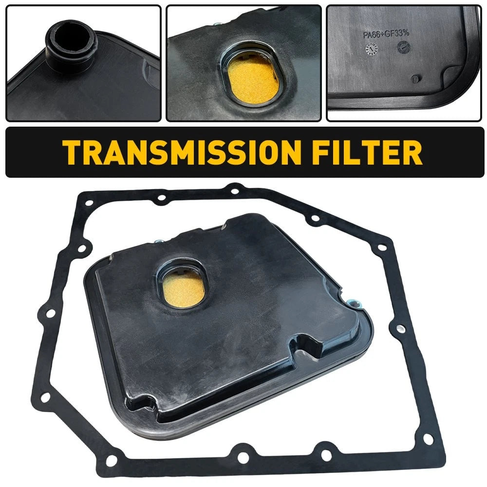 42RLE Transmission Filter with Pan Gasket for Jeep Liberty Wrangler Dakota (2002–2012) 52852913AB H