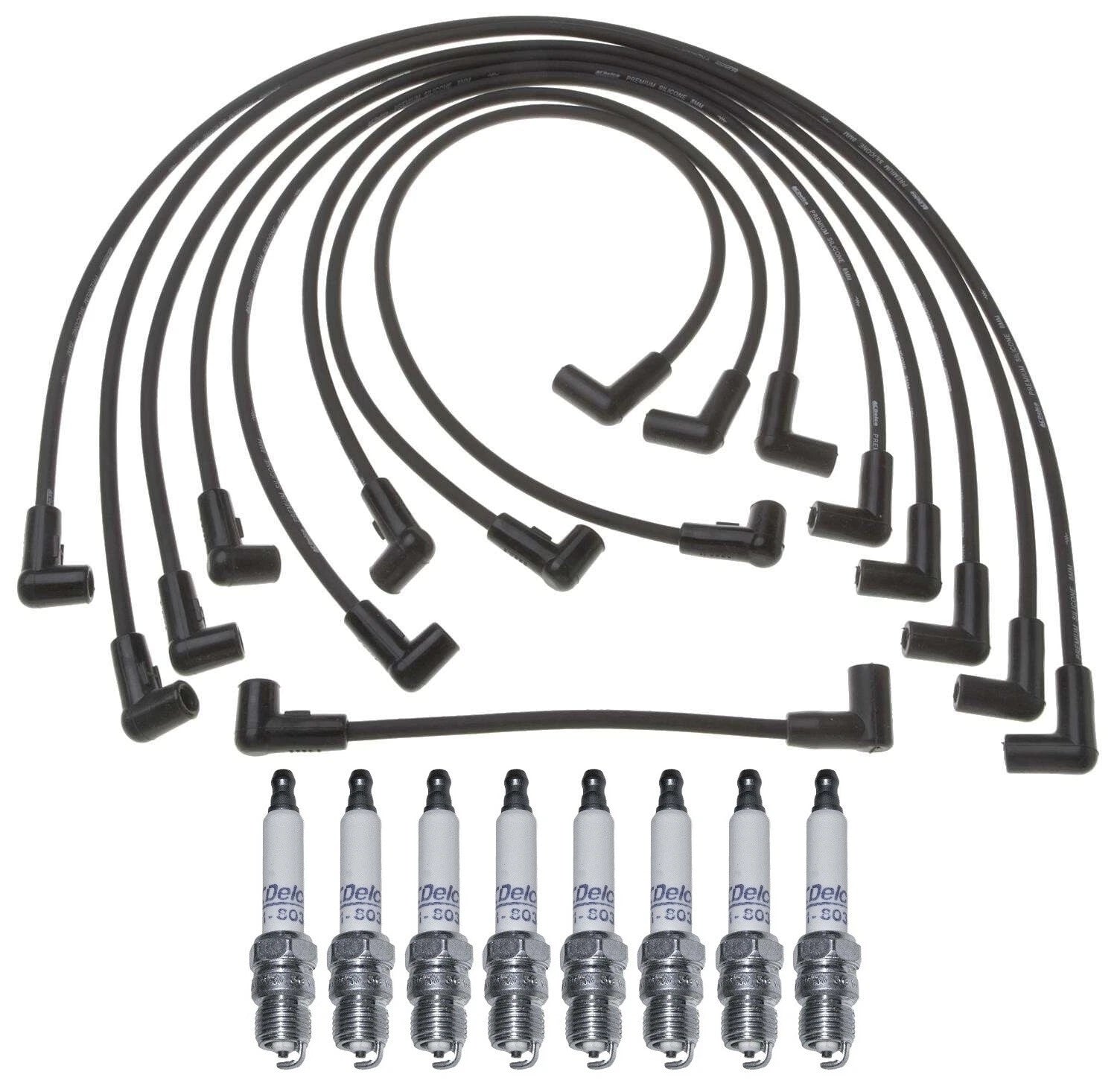 Pro Ignition Wire Set & ACDelco .045" Spark Plugs Kit for Blazer V8 (1995–2005)