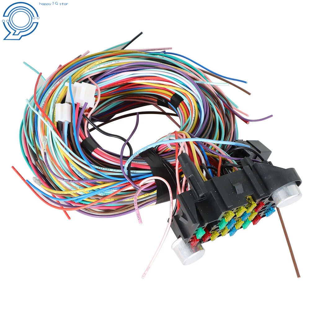 21 Circuit Wiring Harness for Chevy Ford Hot Rods (Universal)