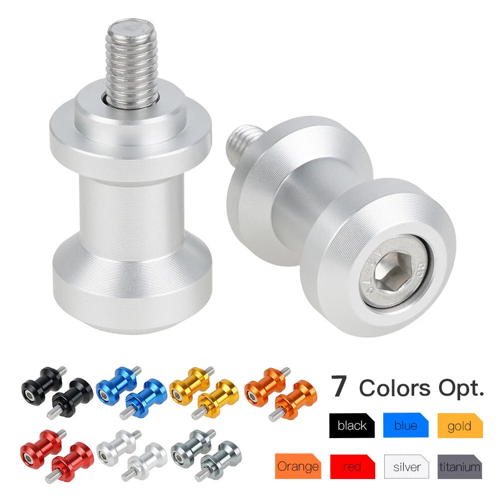 Set of 2 Swingarm Spools Sliders M8x1.25 for Kawasaki Ninja 400 250 (2018–2020)