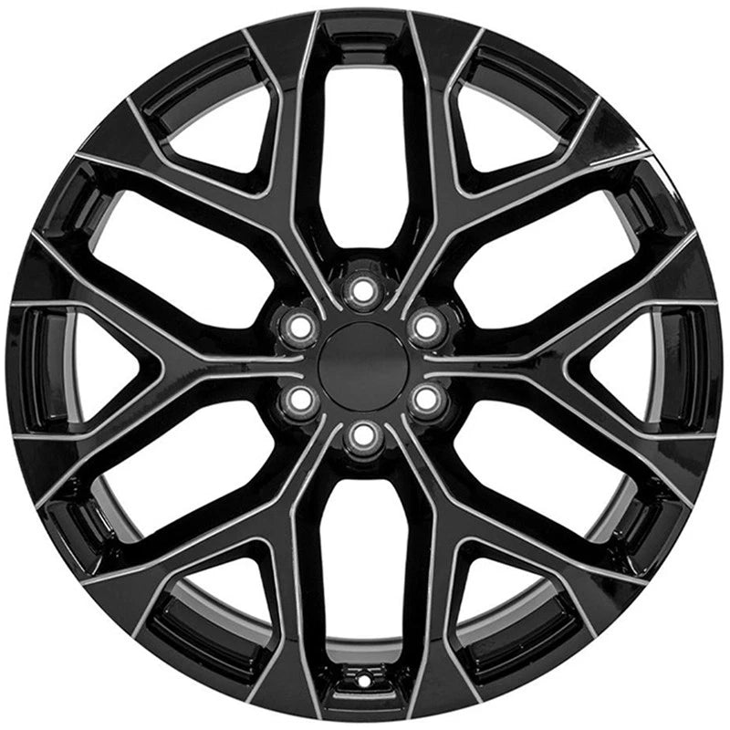 24 Inch Wheel with Milled Edge for 1988–2000 Chevy C2500