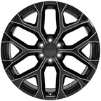 24 Inch Wheel with Milled Edge for 1988–2000 Chevy C2500